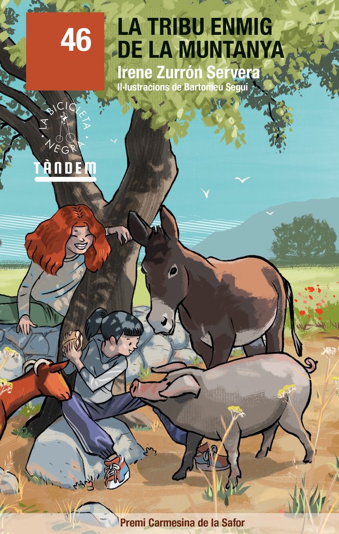La tribu enmig de la muntanya, de LOOPY TELLER STUDIO | portada del libro