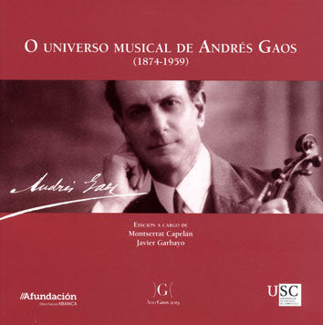 O universo musical de Andrés Gaos (1874-1959), de Capelán, Monserrat | portada del libro
