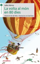 La volta al món en 80 dies, de Jules Verne | portada del libro