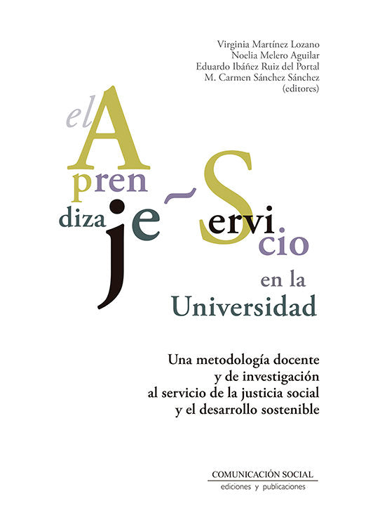 El Aprendizaje-Servicio en la Universidad, de Martínez Lozano, Virginia | portada del libro