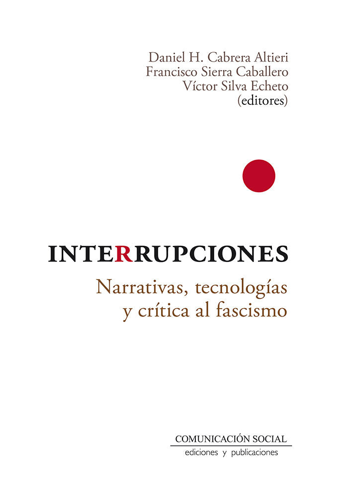 INTERRUPCIONES, de CABRERA ALTIERI, DANIEL HORACIO | portada del libro