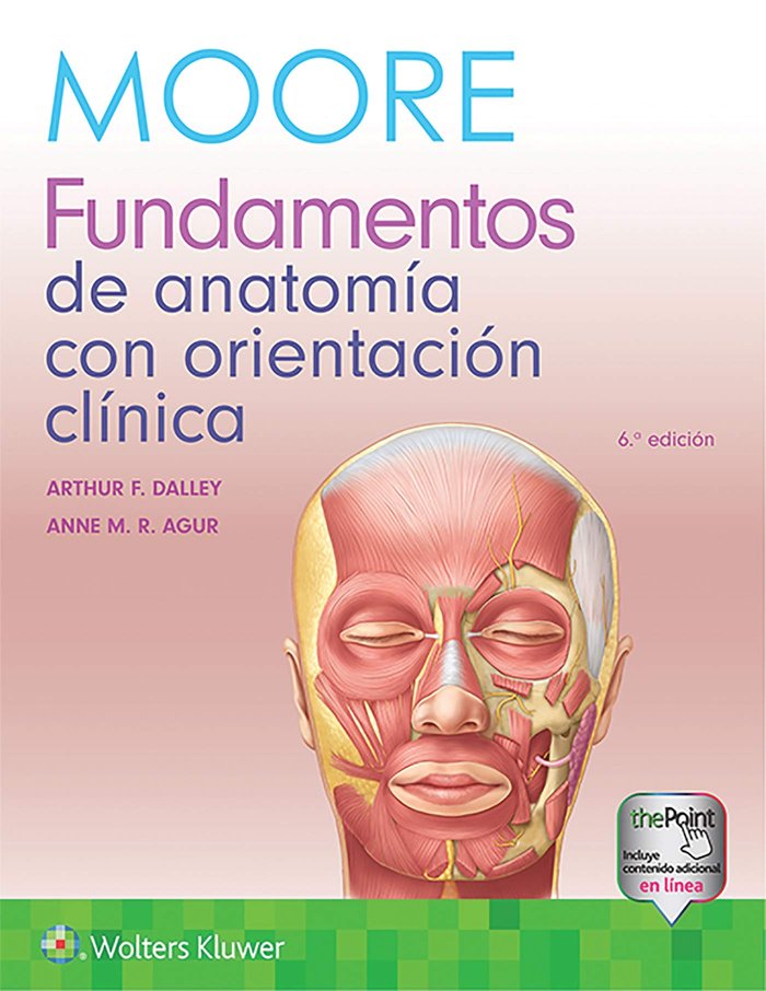 MOORE. FUNDAMENTOS DE ANATOMIA CON ORIENTACION CLINICA, de ARTHUR F. DALLEY | portada del libro