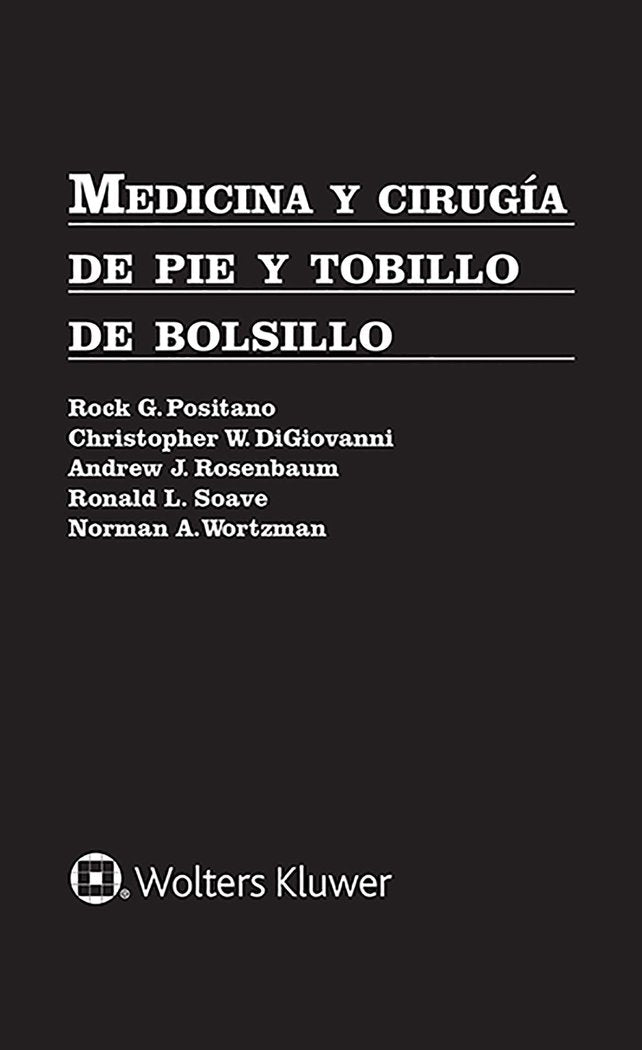 MEDICINA Y CIRUGIA DE PIE Y TOBILLO DE BOLSILLO, de VV.AA. | portada del libro