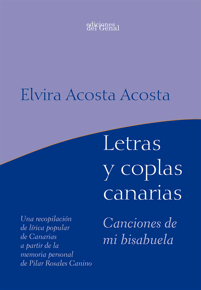 Letras y coplas canarias, de Acosta Acosta, Elvira | portada del libro