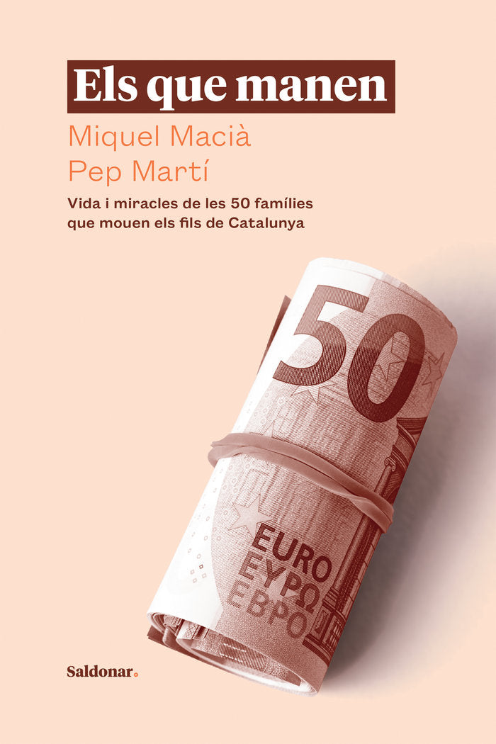 ELS QUE MANEN, de MACIA, MIQUEL | portada del libro