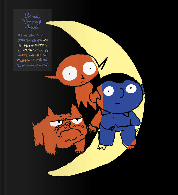 PEQUEÑO VAMPIR Y MIGUEL, de SFAR, JOANN | portada del libro