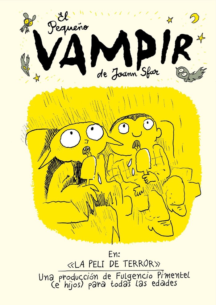 EL PEQUEÑO VAMPIR. LA PELI DE TERROR, de SFAR, JOANN | portada del libro