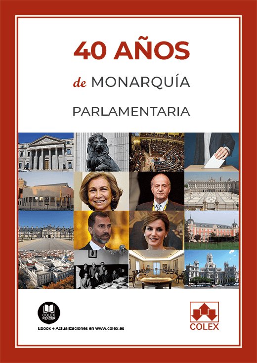 40 años de monarquía parlamentaria, de Villanueva Turnes | portada del libro