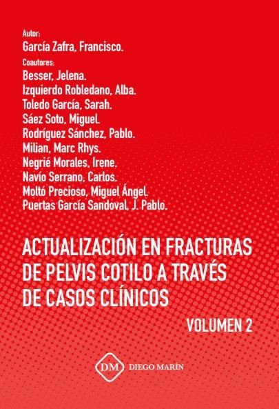 ACTUALIZACION EN FRACTURAS DE PELVIS COTILO A TRAVES DE CASOS CLINICOS VOL. 2, de GARCIA ZAFRA | portada del libro