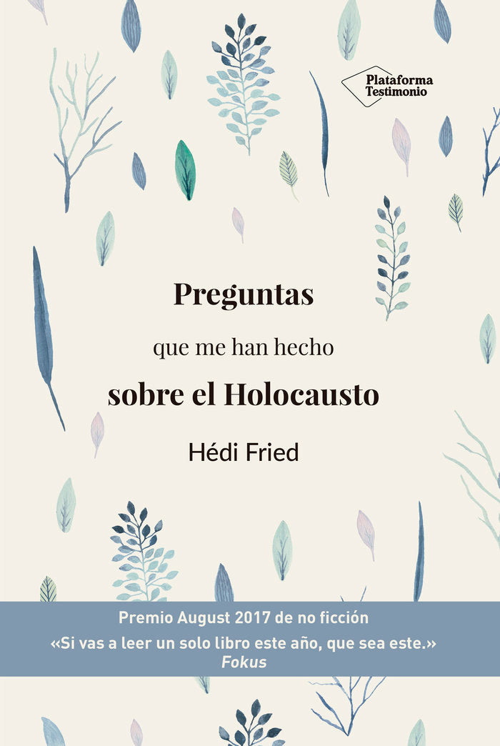 Preguntas que me han hecho sobre el Holocausto, de Fried, Hédi | portada del libro