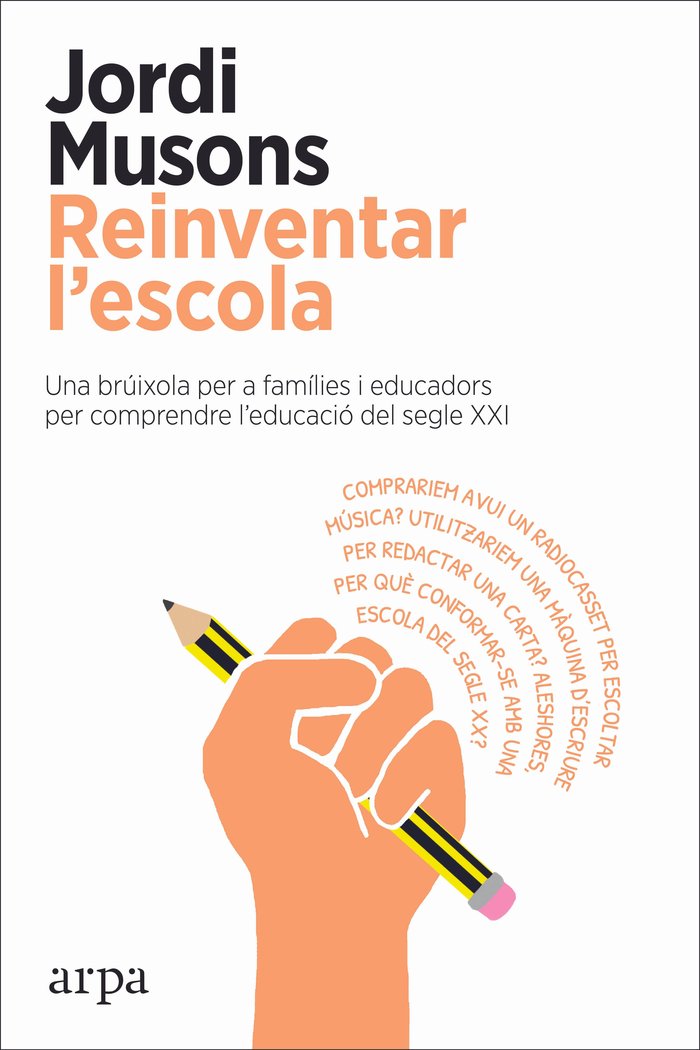 Reinventar l'escola, de Musons, Jordi | portada del libro