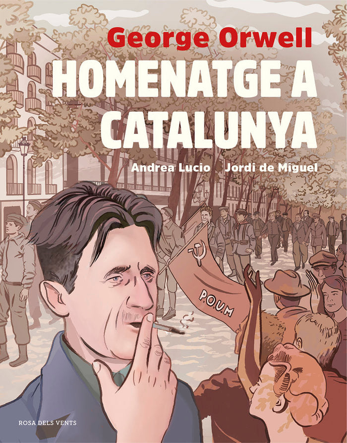Homenatge a Catalunya (adaptació gràfica), de Lucio | portada del libro