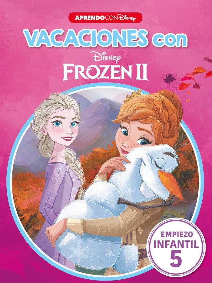 Vacaciones con Frozen II (Libro educativo Disney con actividades), de Disney, | portada del libro