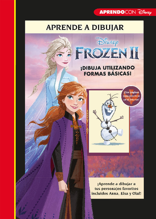 Aprende a dibujar Frozen II (Crea, juega y aprende con Disney), de Disney, | portada del libro