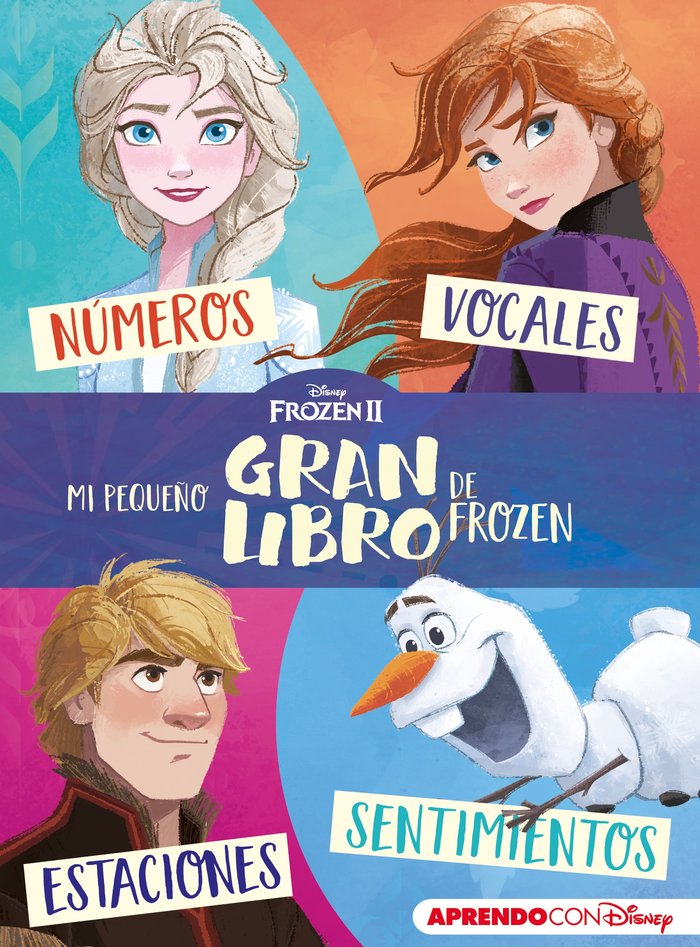 Mi pequeño GRAN libro de Frozen II (Aprendo con Disney), de Disney, | portada del libro