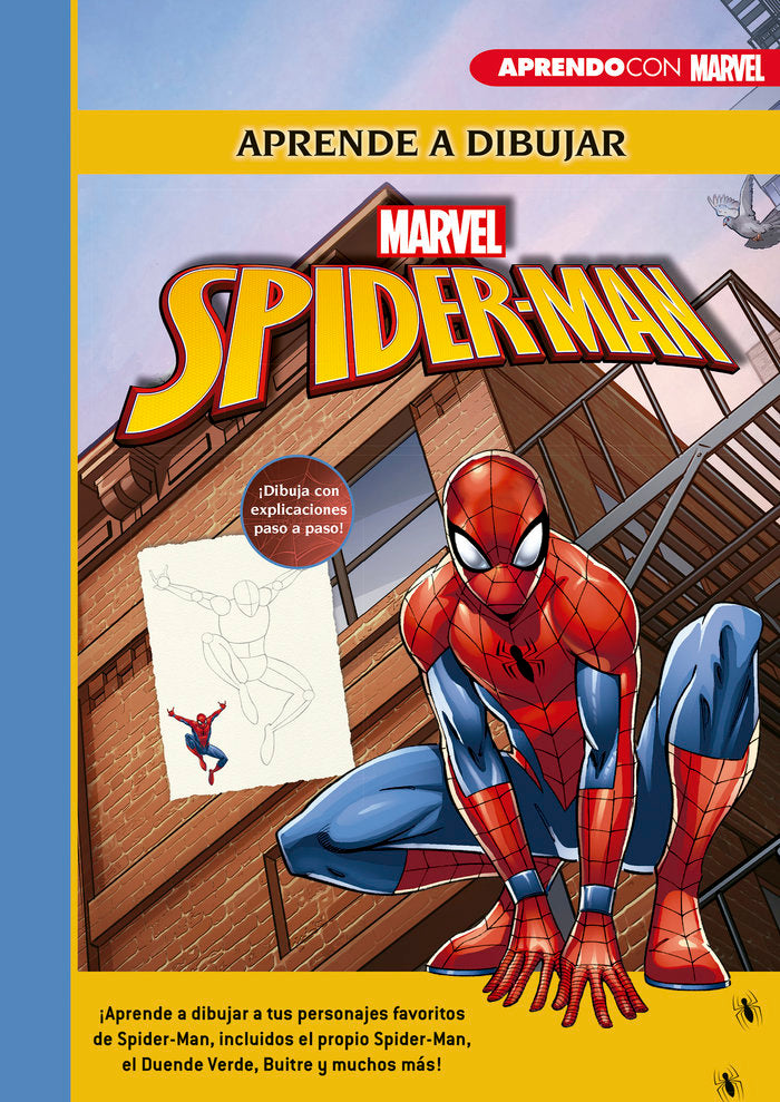 Aprende a dibujar a Spider-Man (Crea, juega y aprende con Marvel), de Marvel | portada del libro