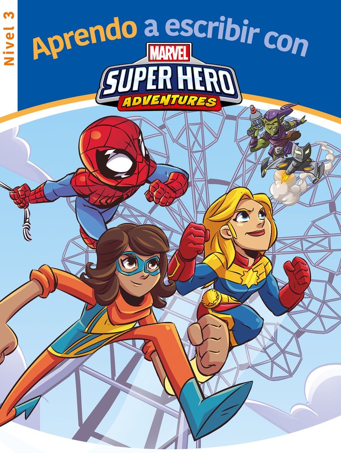 Aprendo a escribir con los superhéroes Marvel - Nivel 3 (Aprendo a escribir con Marvel), de Marvel | portada del libro