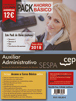 PACK AHORRO BASICO. Auxiliar Administrativo del Servicio de Salud del Principado de Asturias (SESPA), de CEP, Editorial | por