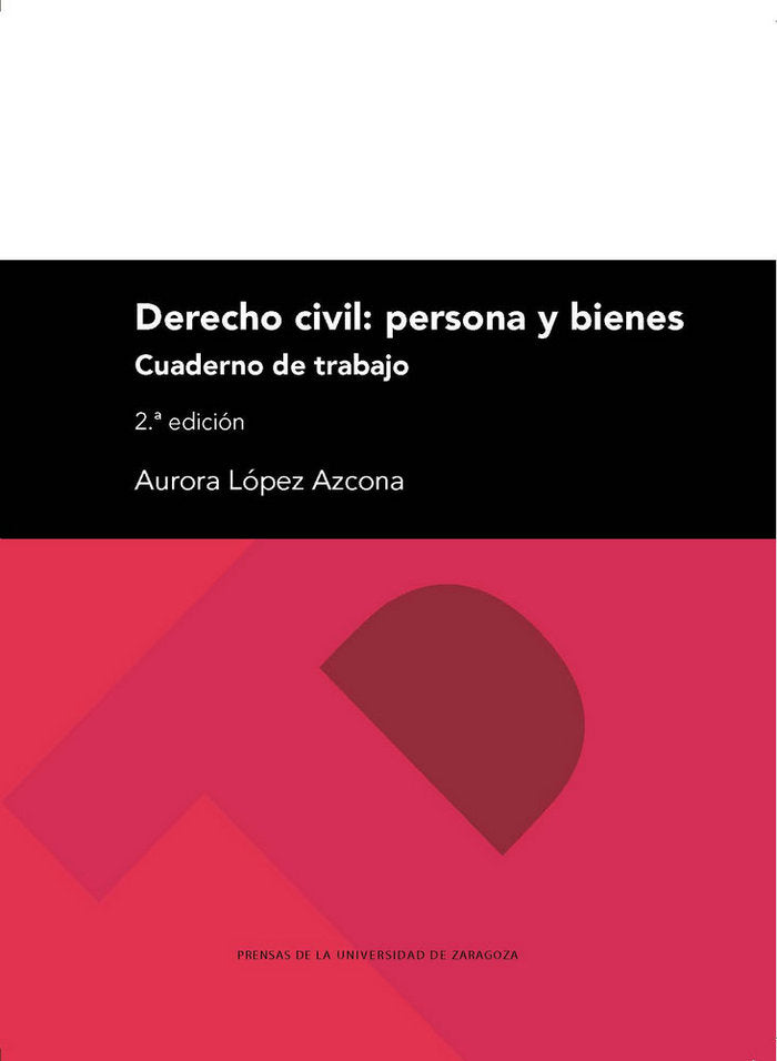 Derecho civil: persona y bienes, de López Azcona, Aurora | portada del libro