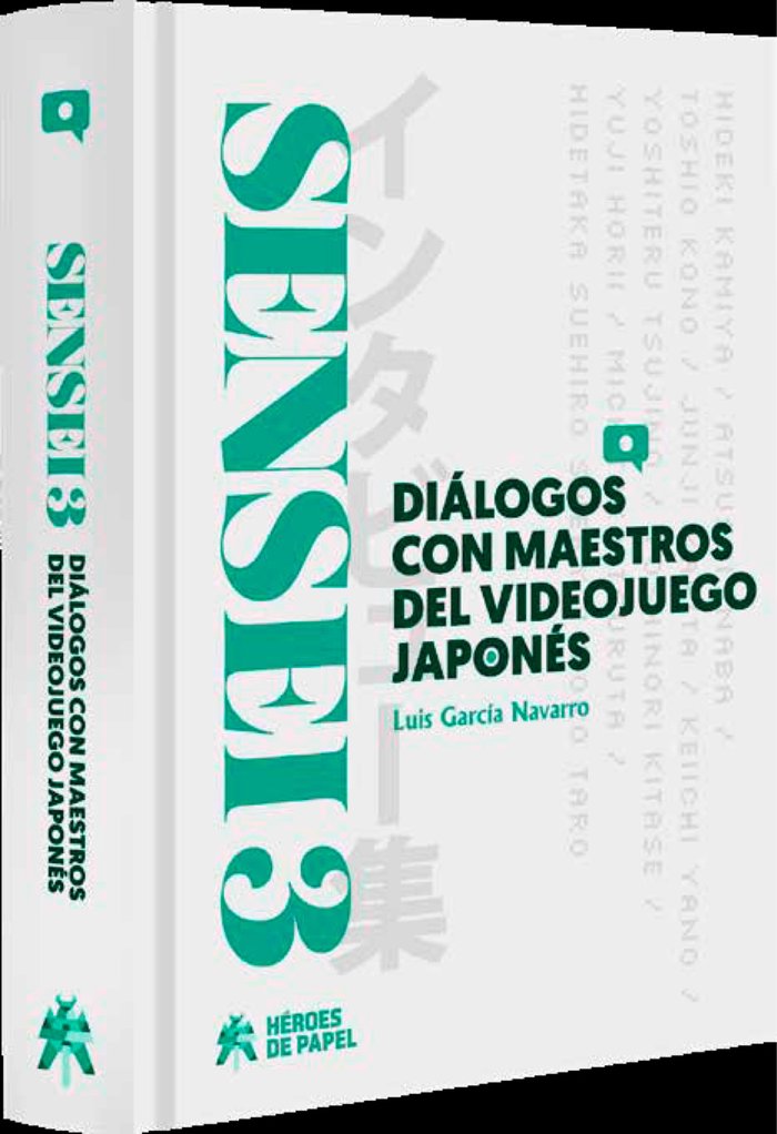 SENSEI, 3 DIALOGOS CON MAESTROS DEL VIDEOJUEGO JAPONES, de GARCIA, LUIS | portada del libro