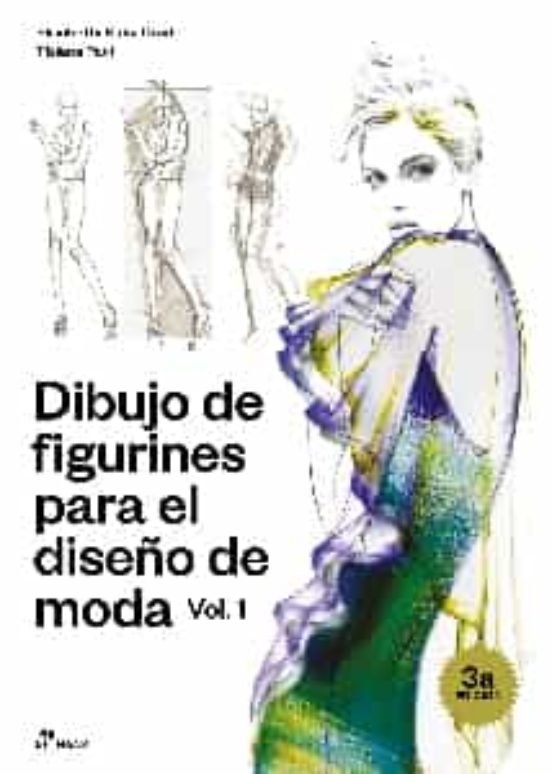 DIBUJO DE FIGURINES PARA EL DISEÑO DE MODA VOL. 1, de KUKY DRUDI | portada del libro