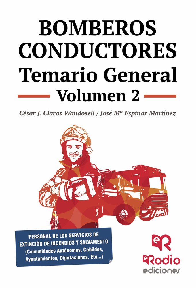 Bomberos Conductores. Temario General. Volumen 2., de Varios autores | portada del libro