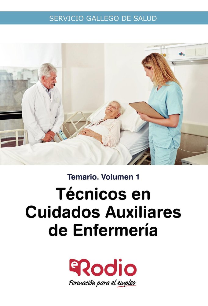 Temario. Volumen 1. Técnicos en Cuidados Auxiliares de Enfermería del SERGAS, de Varios autores | portada del libro