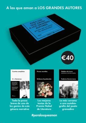 A los que aman a LOS GRANDES AUTORES | portada del libro