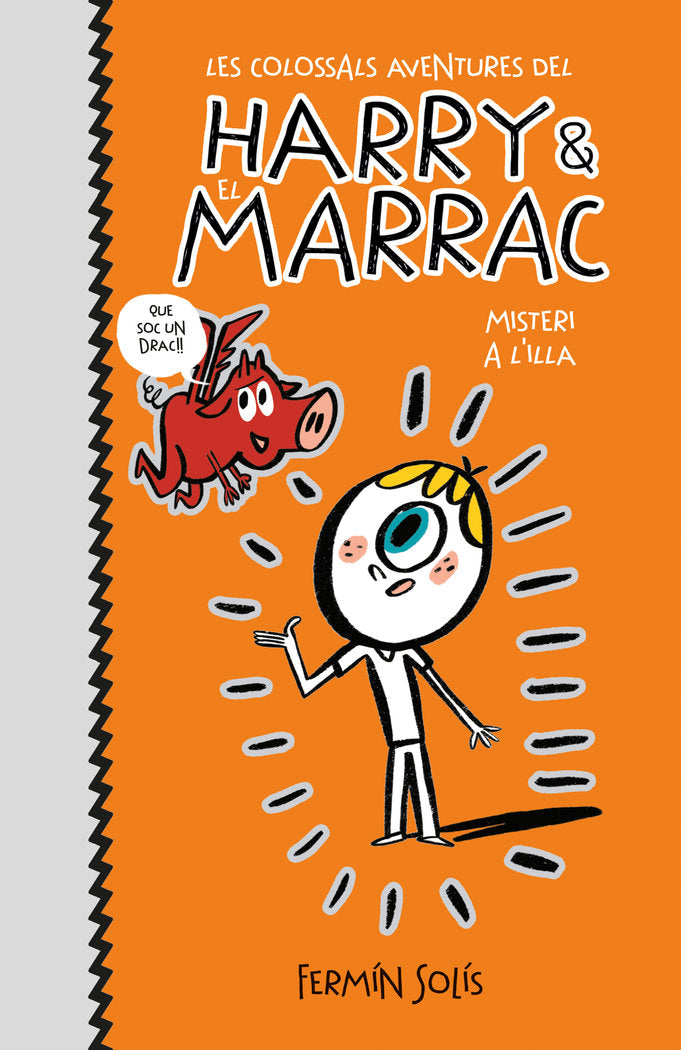 Misteri a l'illa (Les colossals aventures del Harry i el Marrac 2), de Solís, Fermín | portada del libro