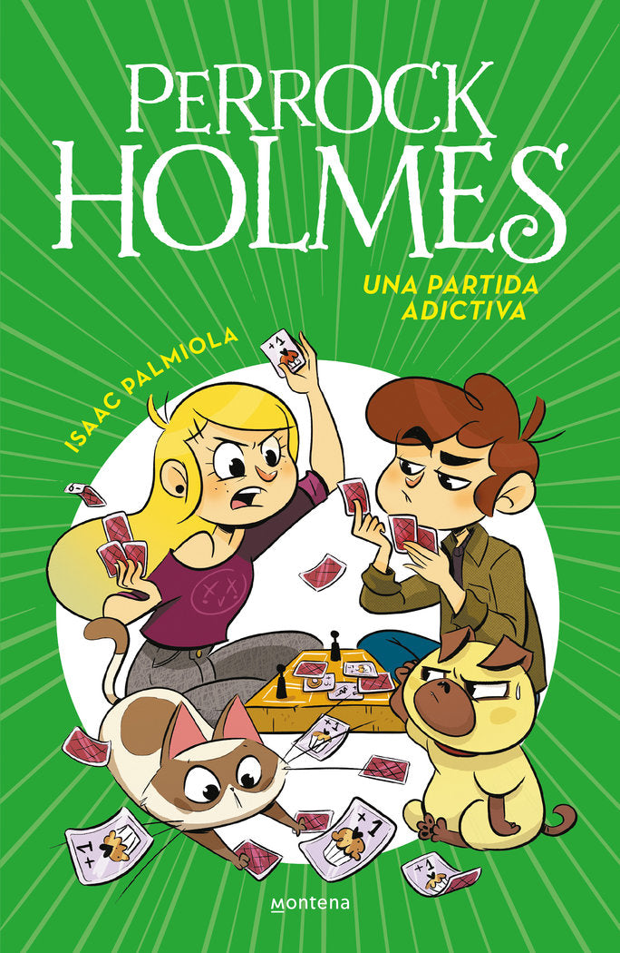 Una partida adictiva (Serie Perrock Holmes 12), de Palmiola, Isaac | portada del libro