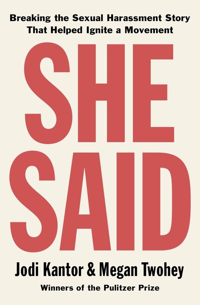 SHE SAID, de KANTOR, JODI | portada del libro