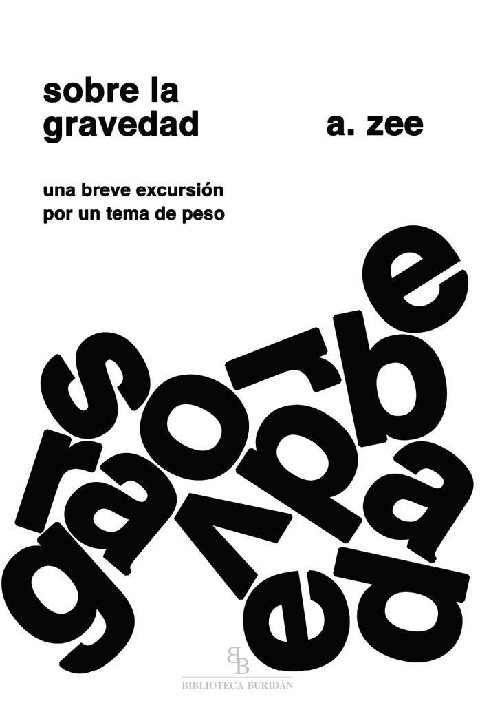 Sobre la gravedad, de Zee, Anthony | portada del libro