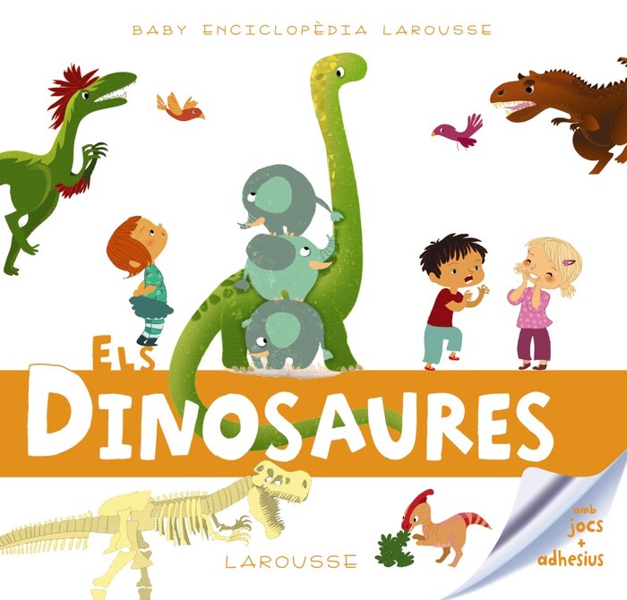 Baby enciclopèdia. Els dinosaures, de Larousse Editorial | portada del libro