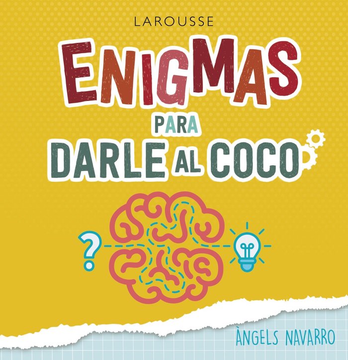 Enigmas para darle al coco, de Navarro Simón, Àngels | portada del libro