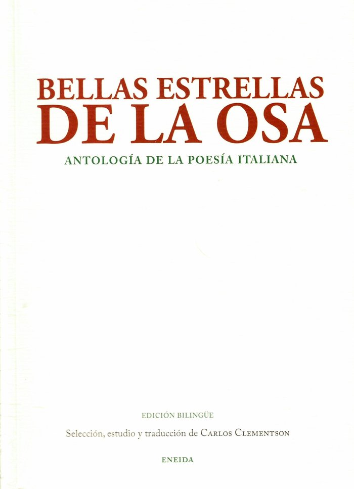 BELLAS ESTRELLAS DE LA OSA | portada del libro