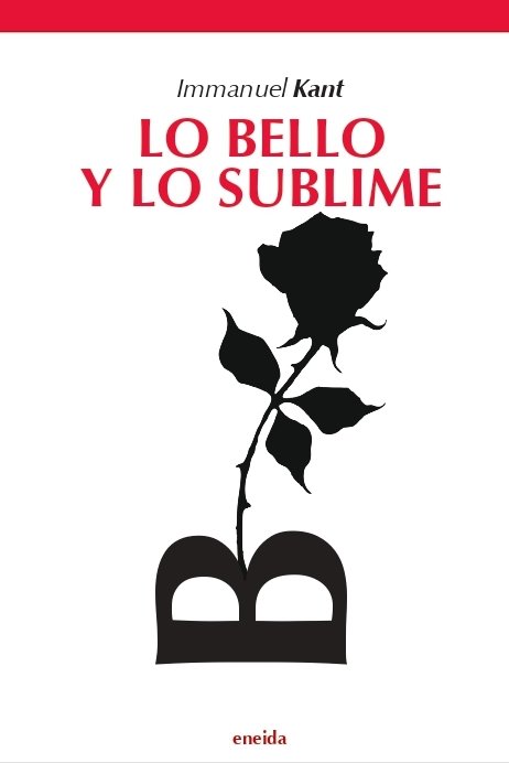 LO BELLO Y LO SUBLIME, de INMANUEL KANT | portada del libro