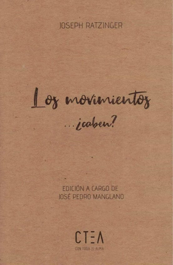 LOS MOVIMIENTOS, de RATZINGER | portada del libro