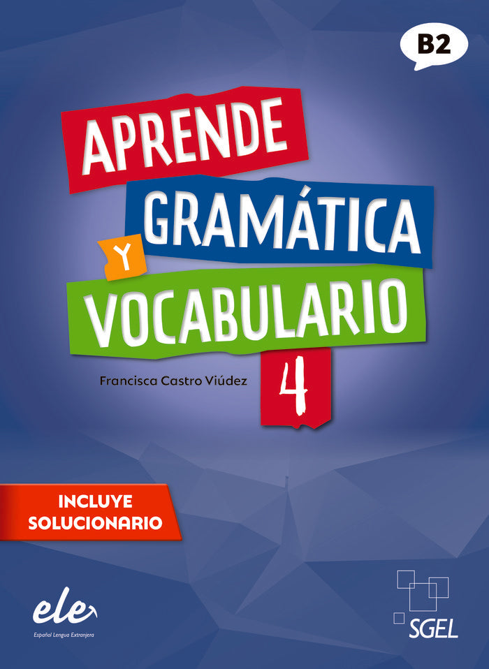 APRENDE GRAMATICA Y VOCABULARIO 4, de CASTRO, FRANCISCA | portada del libro