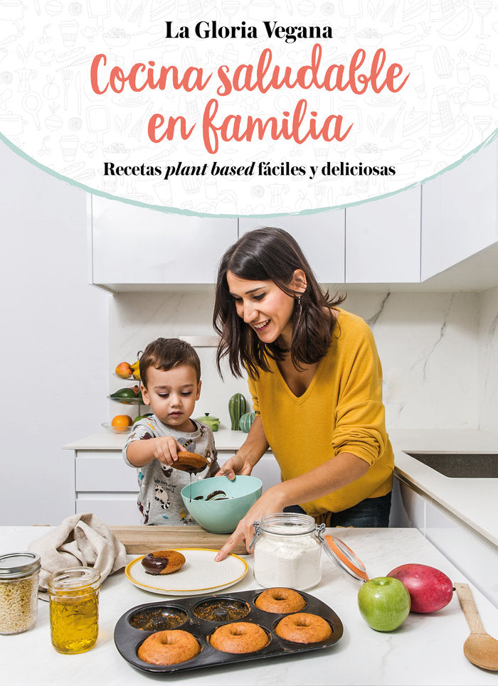 Cocina saludable en familia, de Carrión (La Gloria Vegana) | portada del libro