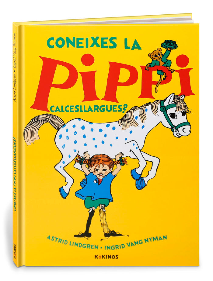 Coneixes la Pippi Calcesllargues?, de Lindgren, Astrid | portada del libro