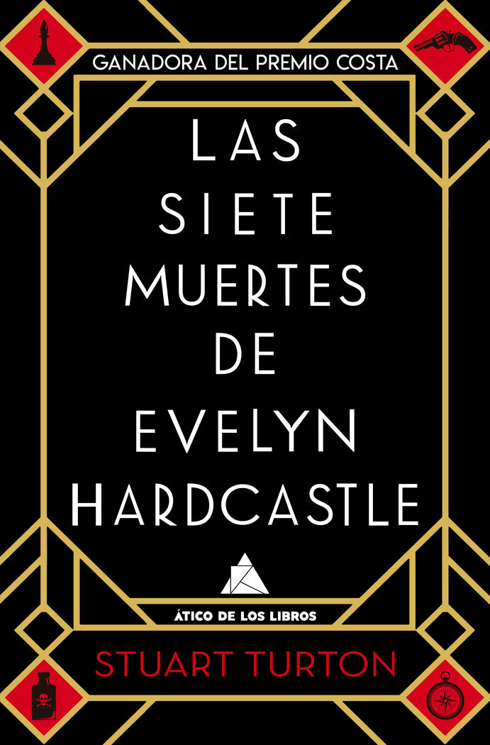 Las siete muertes de Evelyn Hardcastle, de Turton, Stuart | portada del libro