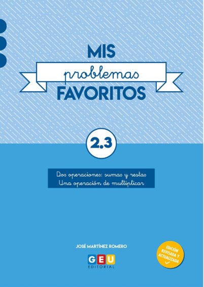 MIS PROBLEMAS FAVORITOS 2.3, de Martínez Romero | portada del libro