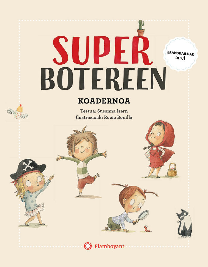 Superbotereen koadernoa, de Isern Iñigo, Susanna | portada del libro
