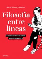 Filosofía entre líneas, de Nerea Blanco | portada del libro