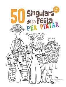 50 Singulars de la Festa per pintar. Volum 3, de Juanolo | portada del libro