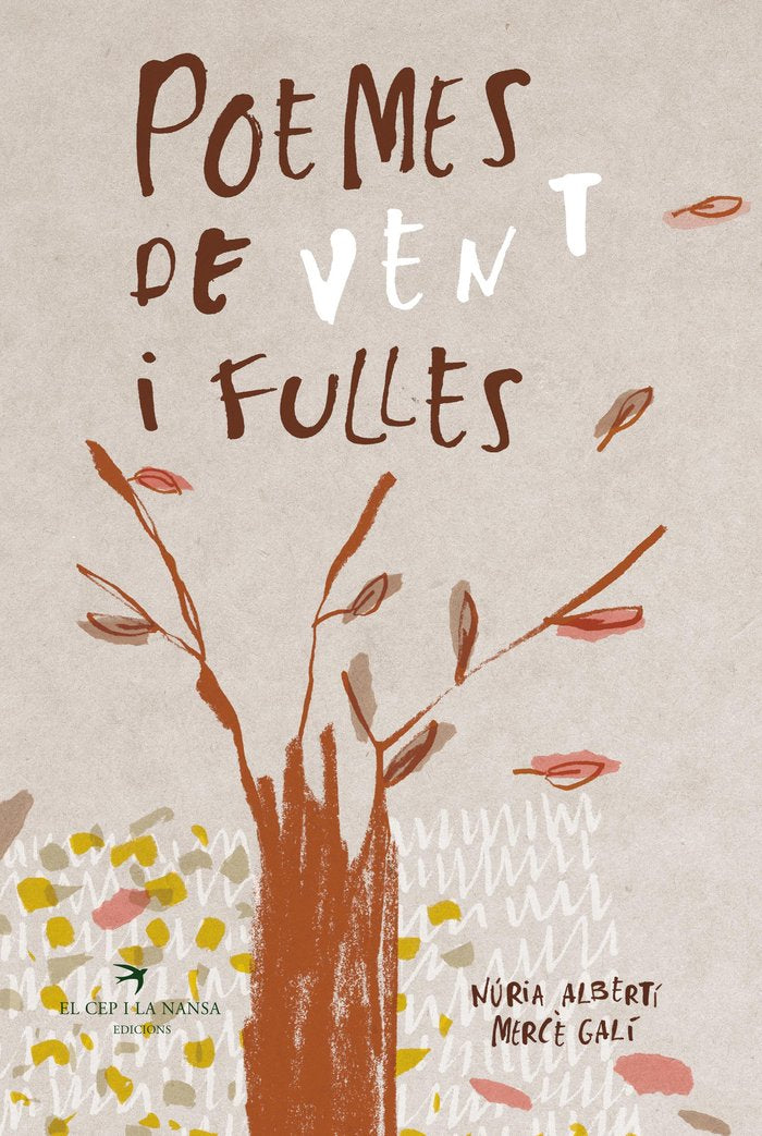 Poemes de vent i fulles, de Albertí Martínez de Velasco, Núria | portada del libro