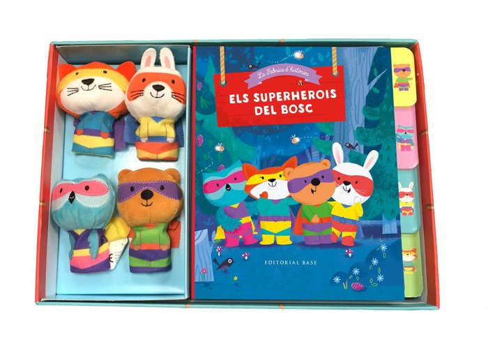 Els Superherois del bosc. La fàbrica d'històries, de Rivère, Benedicte | portada del libro