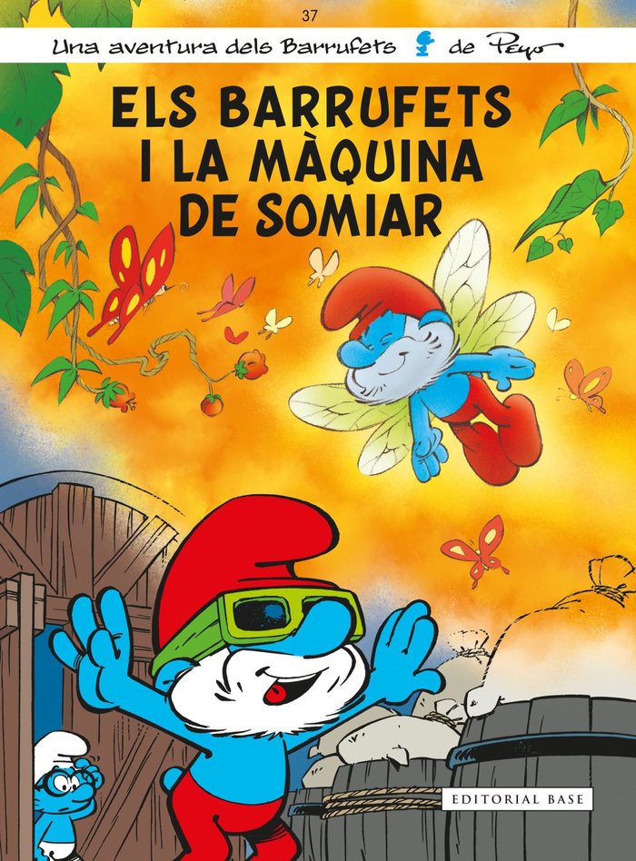 Els Barrufets i la màquina de somiar, de Culliford, Thierry | portada del libro