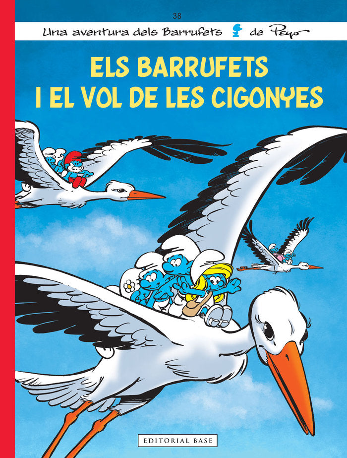 Els Barrufets i el vol de les cigonyes, de Culliford, Thierry | portada del libro