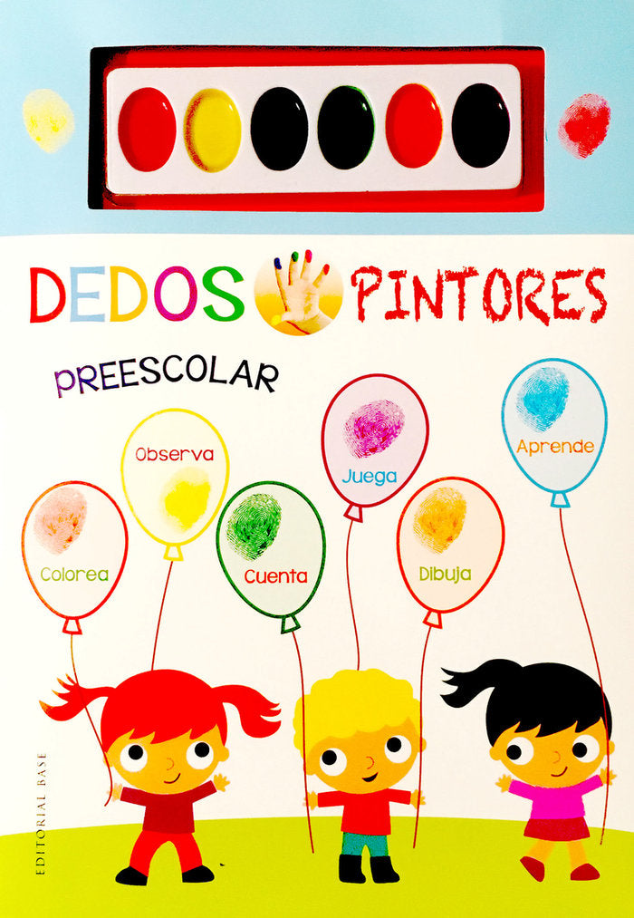 Dedos pintores preescolar (libro azul), de Galloway, Fhiona | portada del libro